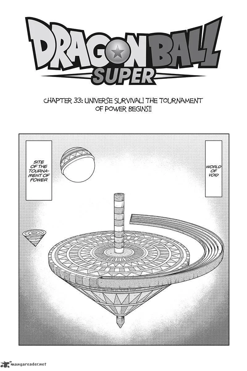 DRAGON BALL SUPER MANGA CHAPTER 33 1 01 22