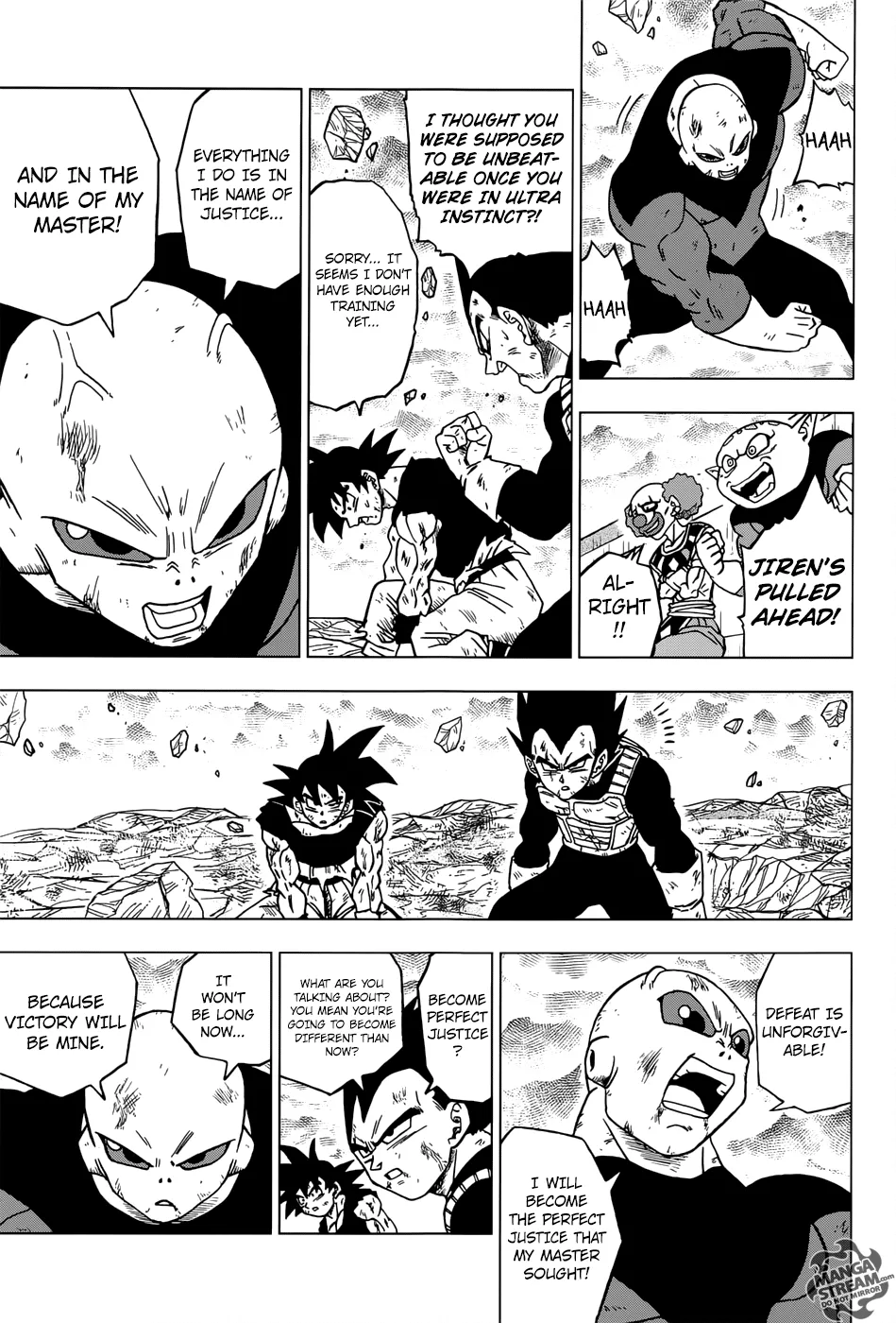 DRAGON BALL SUPER MANGA CHAPTER 41 37 38 29