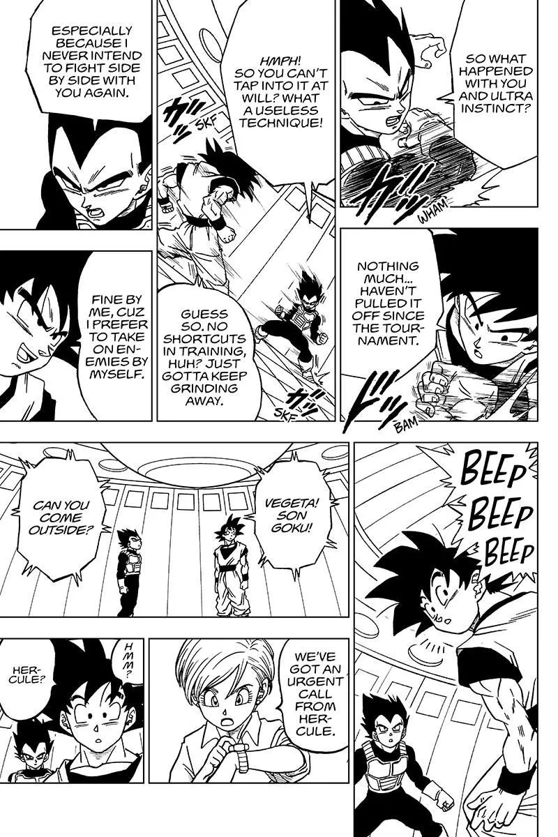 DRAGON BALL SUPER MANGA CHAPTER 42 35 35 30