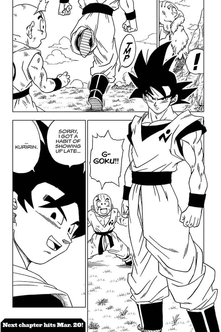 DRAGON BALL SUPER MANGA CHAPTER 57 45 45 34