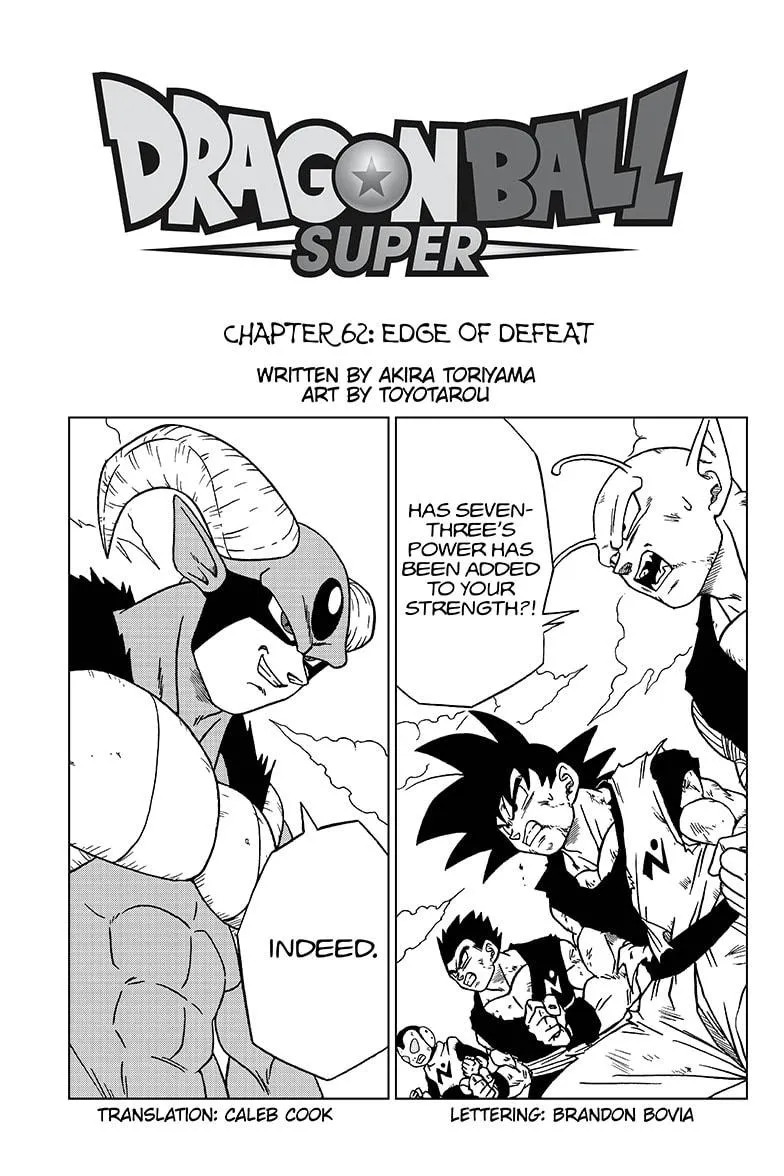 DRAGON BALL SUPER MANGA CHAPTER 62 1 01 50