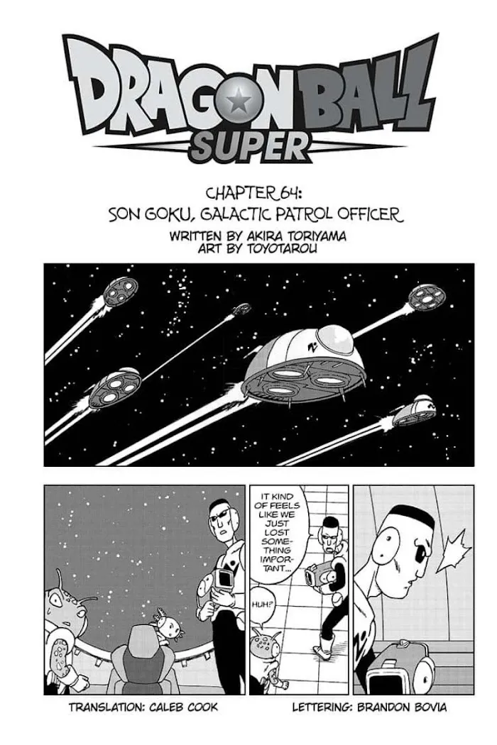DRAGON BALL SUPER MANGA CHAPTER 64 1 1 2