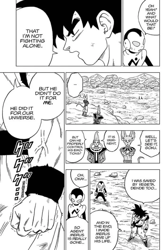 DRAGON BALL SUPER MANGA CHAPTER 64 3 3 2