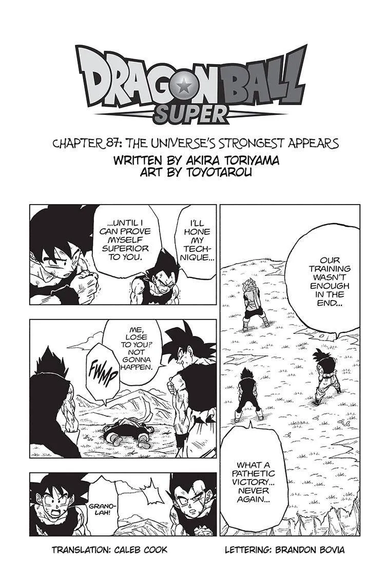 DRAGON BALL SUPER MANGA CHAPTER 87 1 01 74